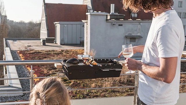 Balkon-Grill für perfekten Grillspaß