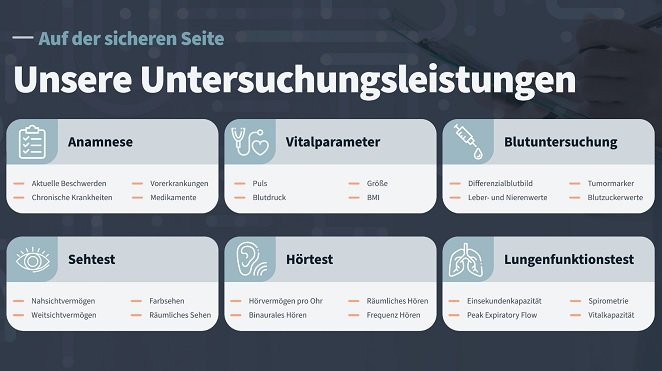 Arbeitsmedizinische Vorsorgen