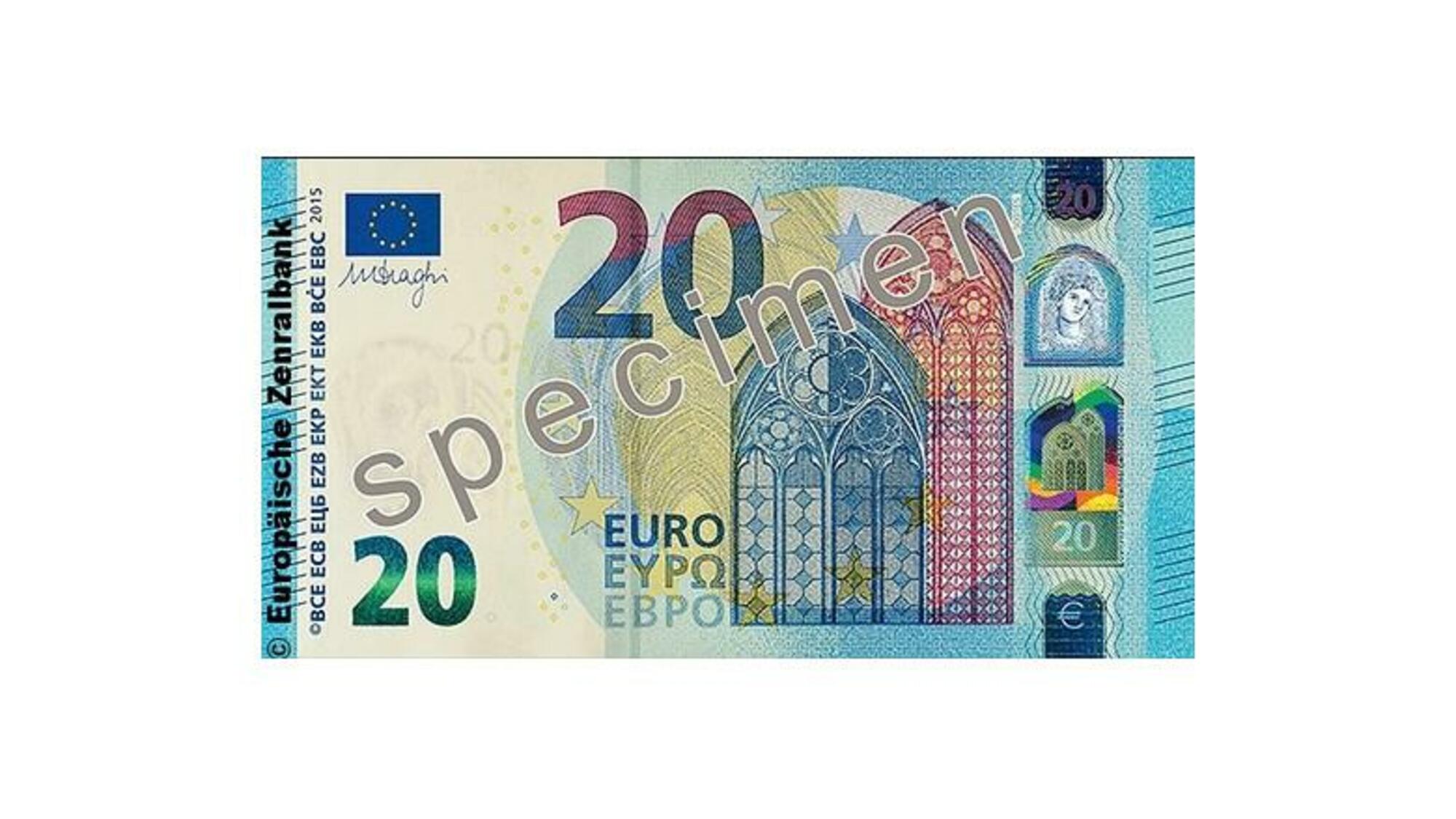 Neues Design, mehr Sicherheit: Das ist der neue 20-Euro-Schein