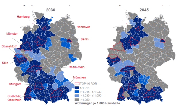 Immobilien in Deutschland: Bis 2020 fehlen jährlich 380.000 neue Wohnungen