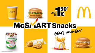 McDonald's Deutschland: All das mit den neuen McSmart Snacks: Unbeschwerte Momente für jeden Geldbeutel