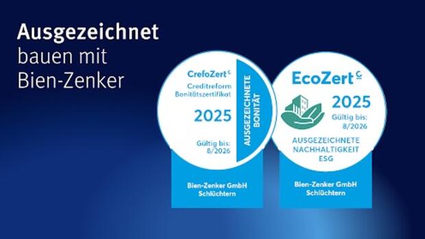 CrefoZert EcoZert / Bien-Zenker // Weiterer Text über ots und www.presseportal.de/nr/15185 / Die Verwendung dieses Bildes für redaktionelle Zwecke ist unter Beachtung aller mitgeteilten Nutzungsbedingungen zulässig und dann auch honorarfrei. Veröffentlichung ausschließlich mit Bildrechte-Hinweis. Quelle: Bien-Zenker GmbH
