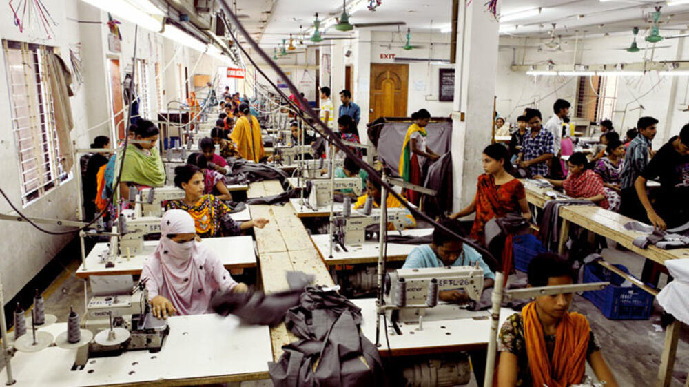 Bangladesch Produktionsbedingungen in der Textilfabrik