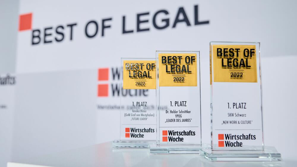 Best of Legal 2022: Die Gewinner im Überblick
