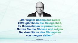 Digital Champions Award 2020: Noch bis zum 28. September bewerben!