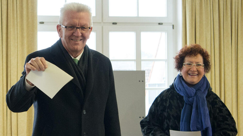 Winfried Kretschmann, die Grünen Quelle: AP