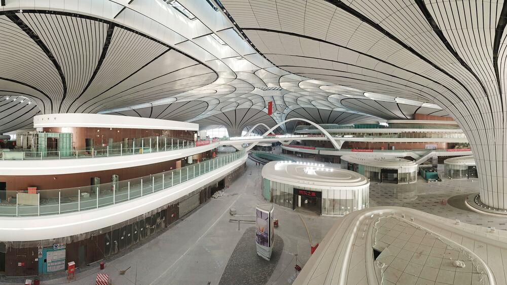 Daxing Airport Peking seinen neuen MegaFlughafen