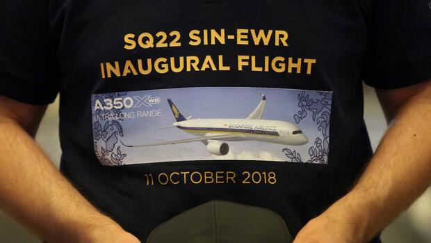 Singapore Airlines startet längsten Nonstop-Flug der Welt Quelle: AP