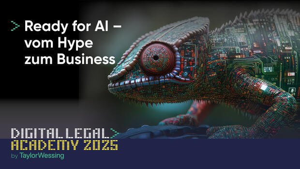 Digital Legal Academy 2025 // Weiterer Text über ots und www.presseportal.de/nr/172904 / Die Verwendung dieses Bildes für redaktionelle Zwecke ist unter Beachtung aller mitgeteilten Nutzungsbedingungen zulässig und dann auch honorarfrei. Veröffentlichung ausschließlich mit Bildrechte-Hinweis. Quelle: Taylor Wessing