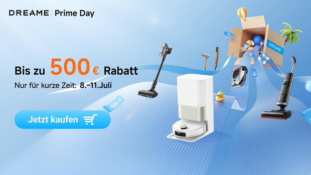 Dreame Prime Day 2025 // Weiterer Text über ots und www.presseportal.de/nr/173033 / Die Verwendung dieses Bildes für redaktionelle Zwecke ist unter Beachtung aller mitgeteilten Nutzungsbedingungen zulässig und dann auch honorarfrei. Veröffentlichung ausschließlich mit Bildrechte-Hinweis. Quelle: DREAME INTERNATIONAL (HONGKONG) LIMITED