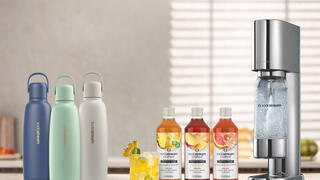 SodaStream: Sprudelnder Genuss mit Eleganz &amp; Frische: Der neue Premium-Sprudler von SodaStream - raffinierte Sirups &amp; trendige To-Go-Flaschen für Zuhause und unterwegs!