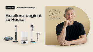 DREAME INTERNATIONAL (HONGKONG) LIMITED: Von der Mittellinie ins Wohnzimmer: Bastian Schweinsteiger wird Markenbotschafter von Dreame Eine legendäre Partnerschaft für das smarte Zuhause der Zukunft